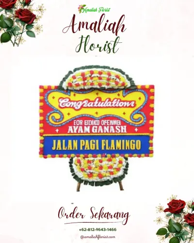Bunga Papan Congratulation di Barana